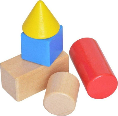 Set blloqesh druri Tooky Toy, 100 copa, shumëngjyrëshe