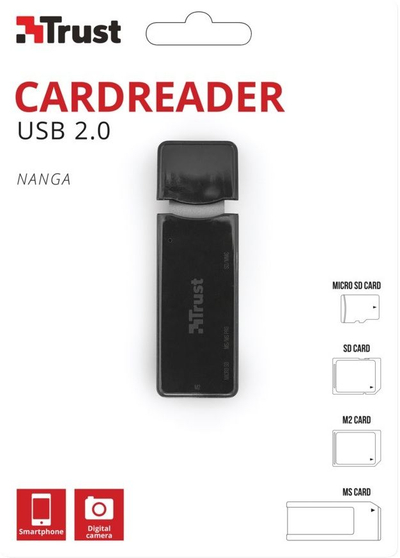 Lexues kartash Trust Nanga, USB 2.0, multi-format, i zi