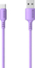 Kabllo USB Type C Somostel Macaron, 3A, 1.2m, e purpurt