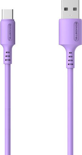 Kabllo USB Type C Somostel Macaron, 3A, 1.2m, e purpurt