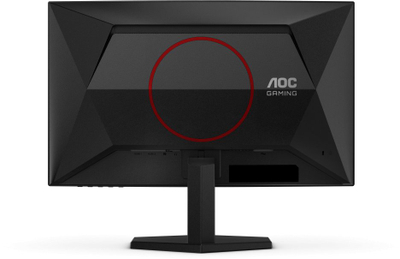 Monitor gaming AOC G4 C24G42E, 23.6\", Full HD 180Hz, i zi me të kuqe
