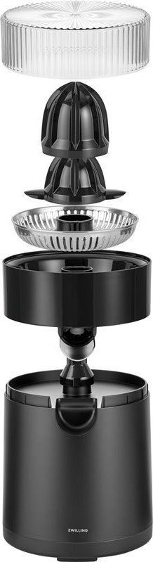Цедалка за агруми Zwilling 4009839672484, електрична, со млазник за истурање, црна