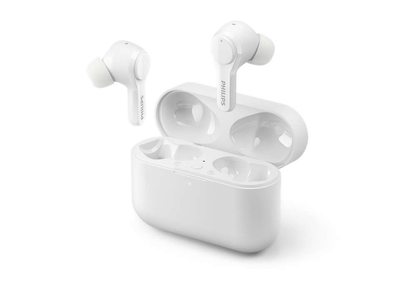 Dëgjuese Buds Philips TAT3217WT/00, wireless IPX5 Splash Mic, të zeza