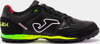 Këpucë futbolli Joma Top Flex 2401 TF për bar sintetik, për burra, të zeza me neon