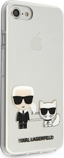Mbulesë telefoni Karl Lagerfeld KLHCI8CKTR, për iPhone 7 8 SE 2020, polikarbonat i tejdukshëm, transparente
