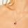 Varëse për qafore për femra Brosway Fancy Passion Ruby FPR141, e argjendtë