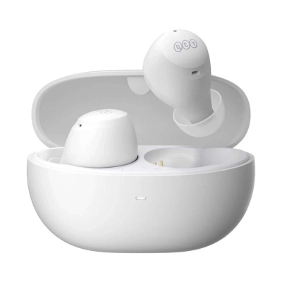 Kufje wireless QCY HT07 me ANC, Bluetooth 5.2, IPX8, të bardha