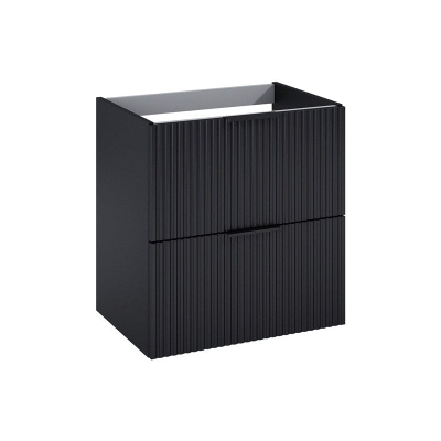 Единица за печатач Masterjero Unit Deco 60 2dr, со две врати, мат, црна