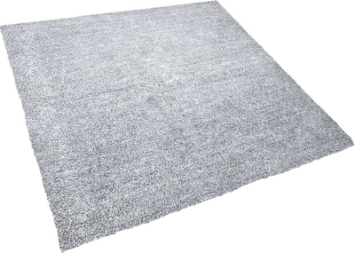 Tapet shaggy Beliani DEMRE, 200x200 cm, poliester, gri