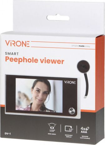 Shikues elektronik dere Orno Virone DV-1, ekran 3.5", me ngjyra