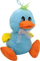 Lodër pelushi Colorful Duckling, rosë e butë, 18cm, shumëngjyrëshe