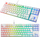 Tastierë gaming Deltaco WK90R, mekanike Outemu Red, RGB, e bardhë