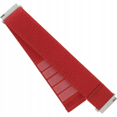 Rrip smartwatch FIXED Nylon Strap, 22mm, najlon, i kuq