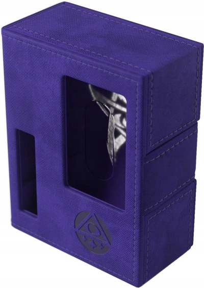 Kути за картички Gamegenic Arkham Horror Investigator Deck Tome Mystique, премиум, виолетова