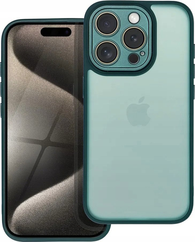 Kapak telefoni Variete për Xiaomi Redmi Note 13 5G, plastike TPU, me mbrojtje kamere, jeshile e errët