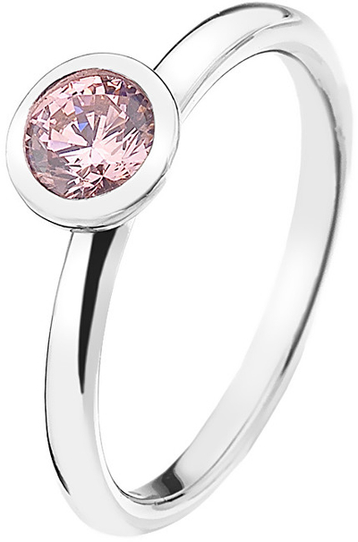 Unazë Hot Diamonds Emozioni Scintilla Pink Compassion ER017, 54 mm