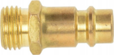 Kupletor ajri GEKO 1/4", mashkull, bronx, ngjyrë argjendi