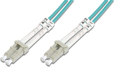 Kabllo patchcord Digitus Duplex 50/125, LC/LC, 5m