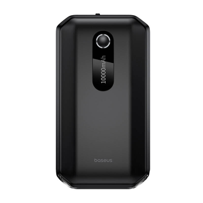 Starter baterie dhe power bank Baseus, 10000mAh, me elektrik dore, i zi