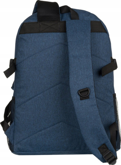 Çantë shpine Rovicky Lightweight Urban A4, material poliestër, me xhepa anësorë, ngjyrë blu