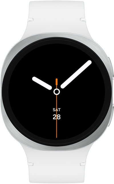 Ora e zgjuar Samsung Galaxy Watch 8, 40mm, AMOLED 1.3", Wi‑Fi GPS, ngjyrë argjendi