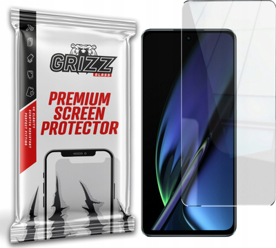 Xham mbrojtës hibrid GrizzGlass HybridGlass për Oppo K11x, shumë i pastër, vihet kollaj fare