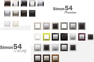 Компензатор за осветлување WiFi Simon S.54 Go DEW2W.01/43, 2x 5A, 230V, сребрен