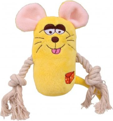 Set lodrash për qen Trixie PLUSH ANIMALS, pelush, me zë, 13cm