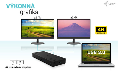 Докинг станица i-tec USB 3.0/USB-C/Thunderbolt, 3x 4K Display, PD 100W