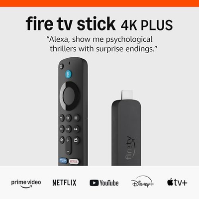 Pajisje streaming Amazon Fire TV Stick 4K Plus, Wi-Fi 6, 8GB, i zi