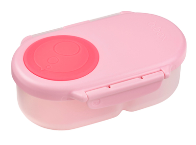 Kuti ushqimi b.box Snack Box Small, me ndarje, e papërshkueshme nga lëngjet, rozë blush