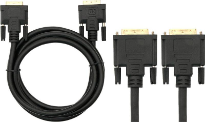 Kabllo video DVI-D në DVI-D, Single Link 18+1 pin, 3m, e zezë