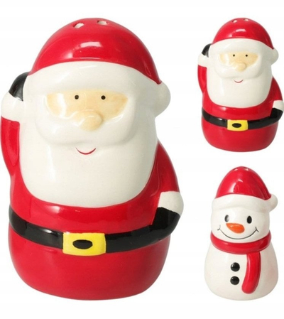 Set kriposëse dhe piperëse “Christmas”, 10 cm, shumëngjyrëshe