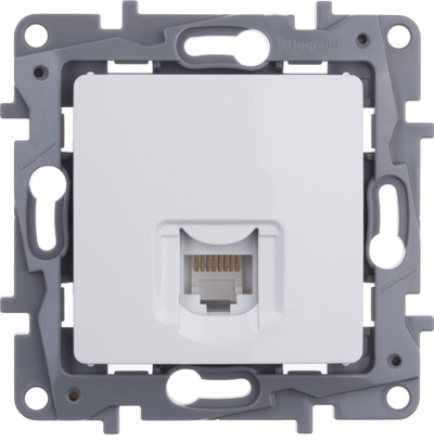 Gniazdo komputerowe Niloe Eco 1xRJ45, kat.5 UTP biale (664571)