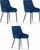 Set karrigesh MONZA, 3 copë, velur, blu