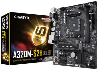 Pllakë amë Gigabyte GA-A320M-S2H AMD A320 Socket AM4 micro ATX