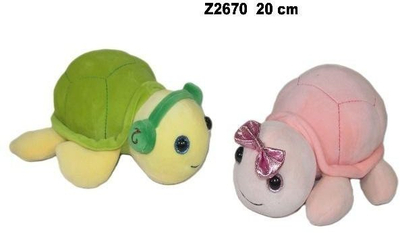 Lodër pelushi Sun Day Turtle, 20cm, me ngjyra të përziera