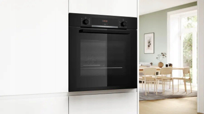 Furra inkaso me korent Bosch HBA334EB3, 71L, 59cm, e zezë