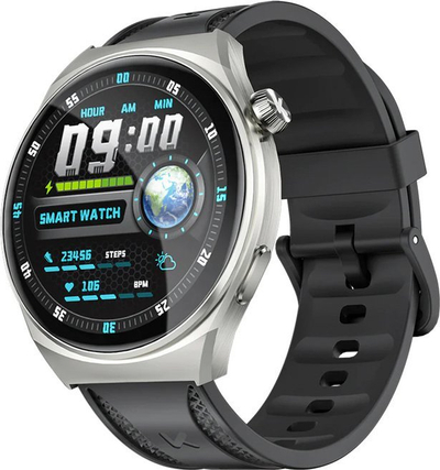 Orë inteligjente Kumi GW6, mat aktivitetin, njoftime smart, e zezë