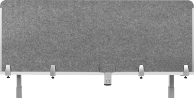 Акустична преграда за маса BE Safety Screen Back Wall, 180 x 60 cm, дебелина 10 mm, светло сива