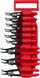Set pinca unazash sigurie Milwaukee 4932492496, 9 copë, kënd 90°, e kuqe