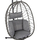 Luhatëse Millie 90x75x190Hcm (HM5997.10), gri