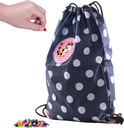 Çantë shpine PIXIE CREW Backpack Bag, poliestër, blu me pika të bardha