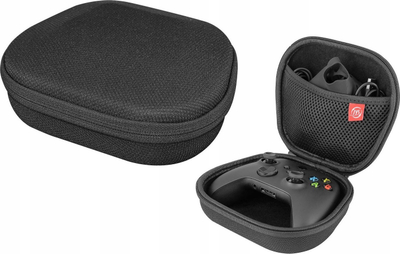Kuti mbrojtëse JYS JYS-X127 për kontrollor Xbox One, material EVA, me zinxhir, ngjyrë e zezë