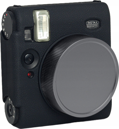 Mbulesë silikoni LoveInstant për Fujifilm Instax Mini 99, pouch mbrojtës, e zezë