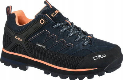 Këpucë trekking CMP Moon Low WP W 31Q4786-03MP, Vibram, OrthoLite, blu nevi
