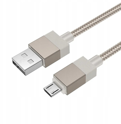 Kabllo karikimi Hoco X110 USB në Micro USB, 3A, 1m, ngjyrë ari