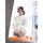 Smartwatch Gravity GT5-7 Women, rrip silikoni dhe mesh, rozë gold