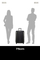 Valixhe Hard Me 4 Rrota Samsonite Proxis 75/28 Ngjyrë E Zezë