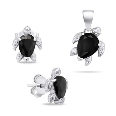 Set aksesorё Brilio Silver Turtle SET233WBC, vathё + varёse